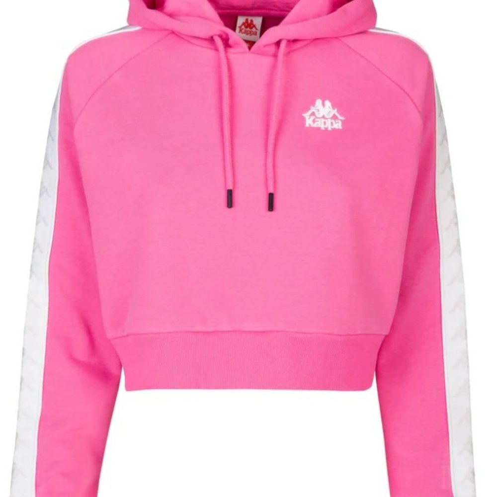 Kappa Fleece Jacket 222 BANDA FANAS FUCHSIA LT-WHITE-GREY LT